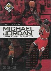 Michael Jordan #6 Basketball Cards 1998 UD Choice Preview NBA Finals Shot Prices