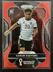 Karim Adeyemi [Red Mojo] Soccer Cards 2022 Panini Prizm World Cup Prices