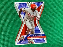 Ryan Howard [Die Cut] Baseball Cards 2008 Upper Deck X Prices