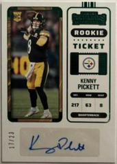 Kenny Pickett [Green] Football Cards 2022 Panini Zenith Contenders Rookie Ticket Autographs Prices