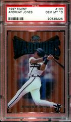 Andruw Jones #100 Baseball Cards 1997 Finest Prices