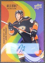 Jacob Perreault [Full Rainbow Autograph] #SF-21 Hockey Cards 2022 Upper Deck Allure Color Flow Prices