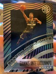 Giannis Antetokounmpo [Sapphire] Basketball Cards 2019 Panini Illusions Season Highlights Prices