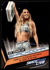 Carmella Retains Her Position as Ms. Money in the Bank Wrestling Cards 2019 Topps WWE 20 Years of SmackDown Live Prices