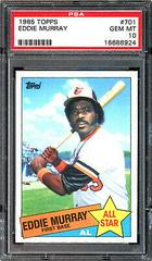 Eddie Murray #701 Baseball Cards 1985 Topps Prices