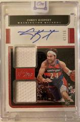 Corey Kispert #RD-CKS Basketball Cards 2021 Panini One and One Rookie Dual Jersey Autographs Prices