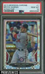 Bryce Harper [Xfractor] Baseball Cards 2013 Bowman Chrome Prices