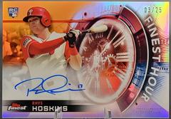 Rhys Hoskins [Orange Refractor] #RH Baseball Cards 2018 Topps Finest Hour Autographs Prices