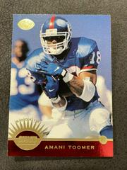 Amani Toomer [Red] #179 Football Cards 1996 Leaf Prices