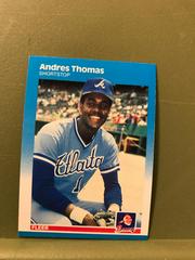 Andres Thomas #531 Baseball Cards 1987 Fleer Prices