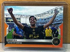 Carlos Vela [Orange] Soccer Cards 2022 Topps MLS Prices