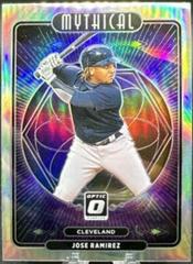 Jose Ramirez [Holo] #M13 Baseball Cards 2021 Panini Donruss Optic Mythical Prices