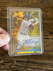 Trey Sweeney [Gold] #CPA-TS Baseball Cards 2022 Bowman Heritage Chrome Prospect Autographs Prices