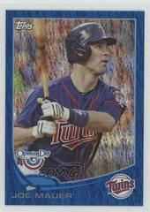 Joe Mauer [Blue] #138 Baseball Cards 2013 Topps Opening Day Prices