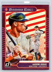 Aaron Judge [Red White Stripes] #2 Baseball Cards 2021 Panini Donruss Prices