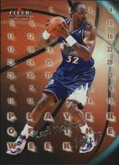 Karl Malone #13 Basketball Cards 2000 Fleer Mystique Player of the Week Prices