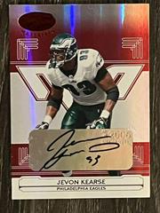 Jevon Kearse [Mirror Red Autograph] Football Cards 2006 Leaf Certified Materials Prices