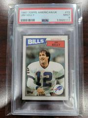 Jim Kelly Football Cards 1987 Topps American UK Prices