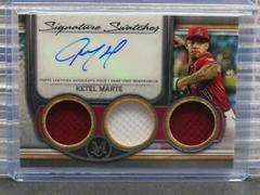 Ketel Marte Baseball Cards 2023 Topps Museum Collection Signature Swatches Triple Relic Prices