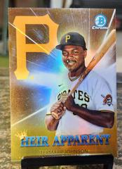 Termarr Johnson [Gold] #HA-4 Baseball Cards 2022 Bowman Draft Heir Apparent Prices