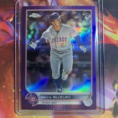 Seiya Suzuki [Purple] Baseball Cards 2022 Topps Chrome Update Prices