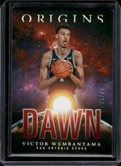 Victor Wembanyama [Red] #25 Basketball Cards 2023 Panini Origins Dawn Prices