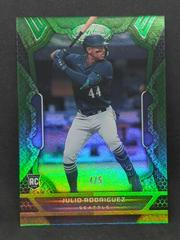 Julio Rodriguez [Mirror Green] #33 Baseball Cards 2022 Panini Chronicles Certified Prices