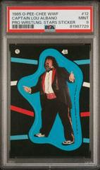 Captain Lou Albano #12 Wrestling Cards 1985 O Pee Chee WWF Stickers Prices