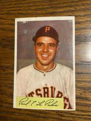 Paul LaPalme #107 Baseball Cards 1954 Bowman Prices