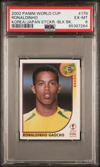 Ronaldinho [Black Back] Soccer Cards 2002 Panini World Cup Korea Japan Stickers Prices