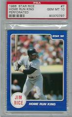 Home Run King [Perforated] #7 Baseball Cards 1986 Star Rice Prices
