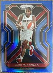 Aari McDonald [Blue Prizm] #91 Basketball Cards 2021 Panini Prizm WNBA Prices