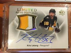 Kris Letang Hockey Cards 2021 SP Authentic Limited Auto Material Prices