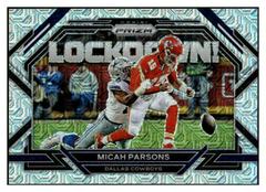 Micah Parsons [Mojo] #L-6 Football Cards 2022 Panini Prizm Lockdown Prices