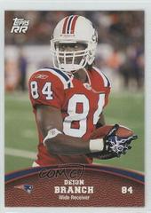 Deion Branch #99 Football Cards 2011 Topps Rising Rookies Prices