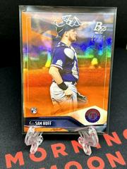 Sam Huff [Orange] #75 Baseball Cards 2021 Bowman Platinum Prices