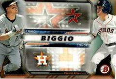 Craig Biggio, Conor Biggio [Orange] Baseball Cards 2016 Bowman Family Tree Prices