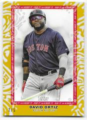 David Ortiz [Gold] #34 Baseball Cards 2022 Topps Rip Prices
