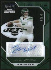 Zach Wilson [Autograph Blue] #PMR-2 Football Cards 2021 Panini Chronicles Playoff Momentum Rookies Prices