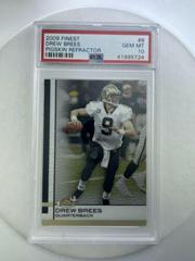 Drew Brees [Pigskin Refractor] #8 Football Cards 2009 Topps Finest Prices