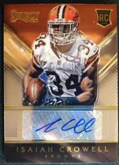 Isaiah Crowell [Orange Prizm] Football Cards 2014 Panini Select Rookie Autograph Prices