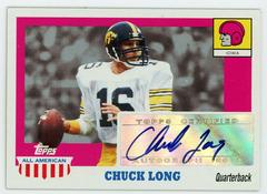 Chuck Long #A-CL Football Cards 2005 Topps All American Autograph Prices