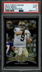 Drew Brees [Black Refractor] #100 Football Cards 2012 Topps Chrome Prices