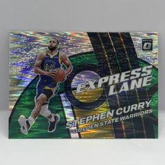 Stephen Curry [Green Shock] Basketball Cards 2021 Panini Donruss Optic Express Lane Prices
