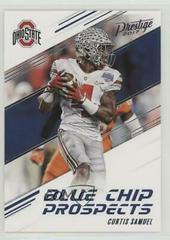 Curtis Samuel Football Cards 2017 Panini Prestige Blue Chip Prospects Prices