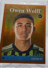 Owen Wolff [Orange] #58T-10 Soccer Cards 2023 Topps Chrome MLS 1958 Prices