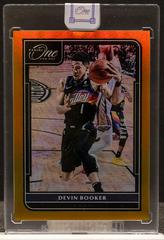 Devin Booker [Gold] #19 Basketball Cards 2021 Panini One and One Prices