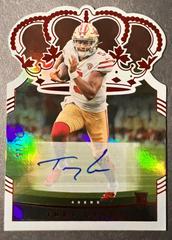 Trey Lance [Autograph Red] #CR-3 Football Cards 2021 Panini Chronicles Crown Royale Prices