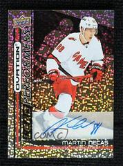 Martin Necas [Autograph] Hockey Cards 2021 Upper Deck Ovation Lead Performers Prices