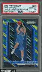 Luka Doncic [Blue, Yellow, Green] Basketball Cards 2018 Panini Prizm Prices